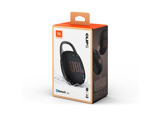 JBL Clip 5 Portable Bluetooth Speaker - Black